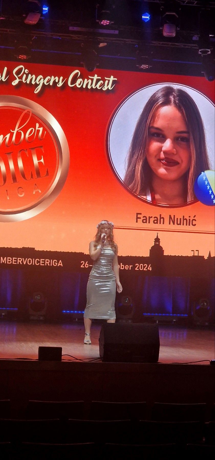 Farah Nuhić osvojila treće mjesto na međunarodnom muzičkom takmičenju u Rigi