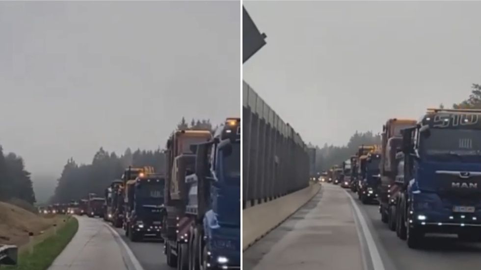 Konvoj broji čak 30 bagera i 30 kamiona te nosi neophodnu mehanizaciju kako bi se ubrzala sanacija i pružila podrška najugroženijim područjima