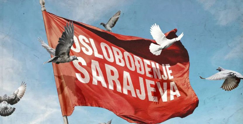 "Oslobađanje Sarajeva" je antifašistička predstava o djeci u ratu inspirisana dramom "Oslobađanje Skoplja", Dušana Jovanovića