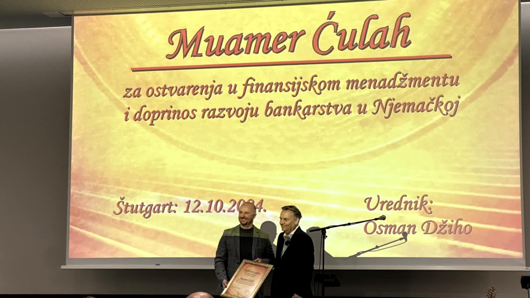 Osman Džiho i emisija "U tuđoj avliji' večeras u Stuttgartu obilježavaju 14 godina uspješnog rada.
