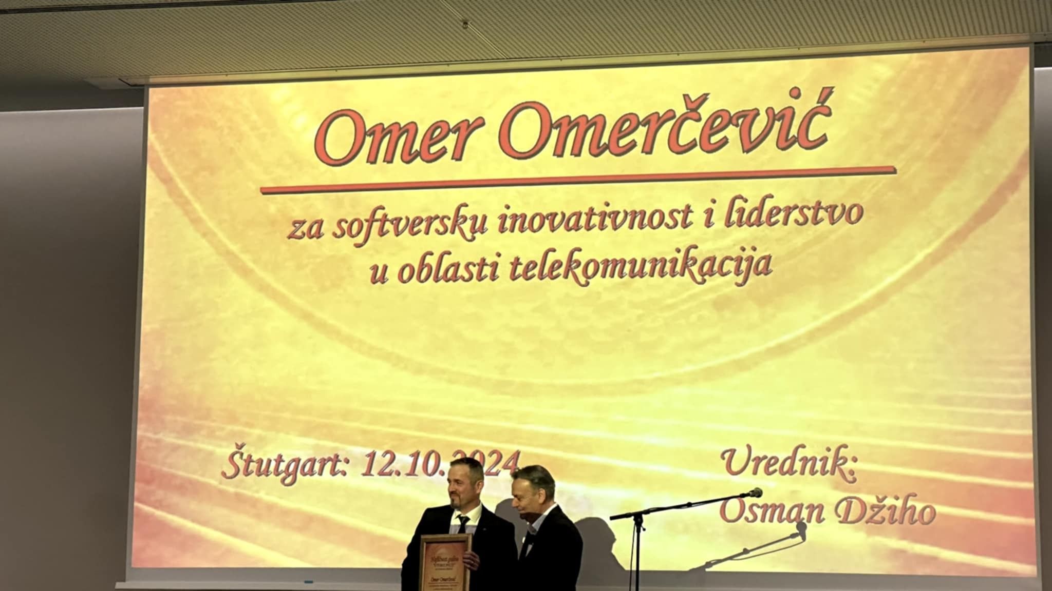 Osman Džiho i emisija "U tuđoj avliji' večeras u Stuttgartu obilježavaju 14 godina uspješnog rada.
