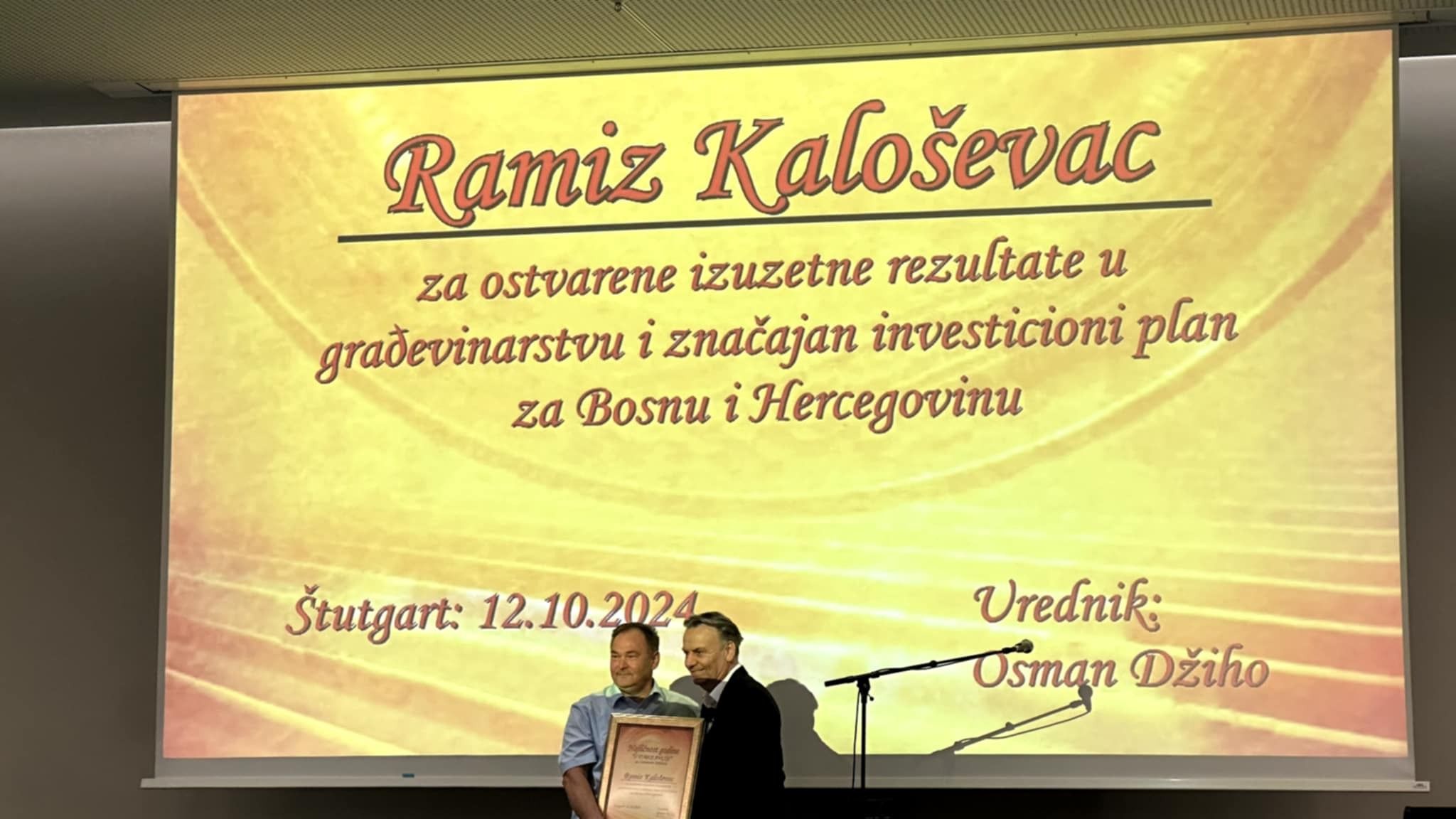 Osman Džiho i emisija "U tuđoj avliji' večeras u Stuttgartu obilježavaju 14 godina uspješnog rada.

