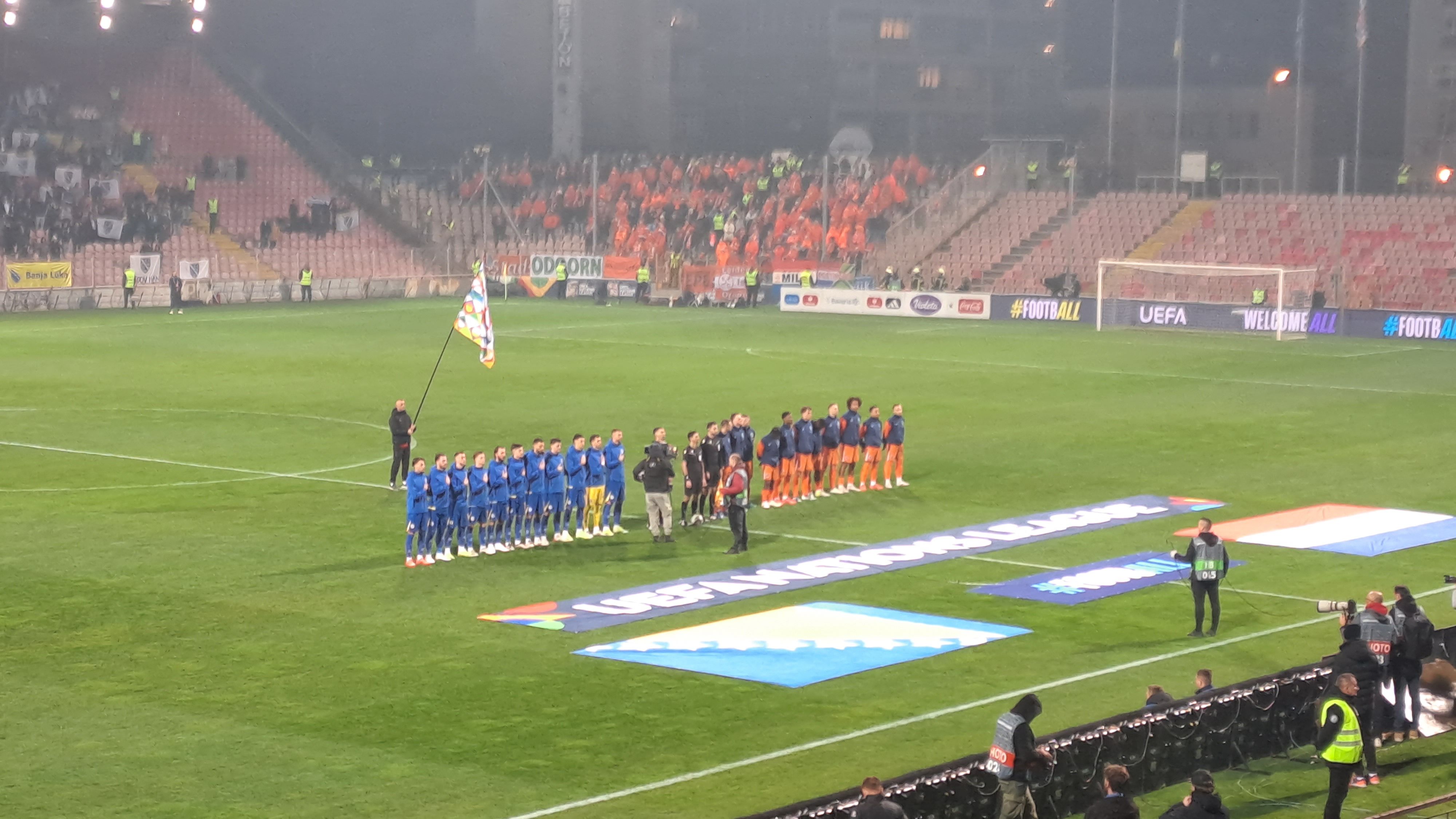 Liga nacija/ Kraj susreta: BiH - Nizozemska 1:1