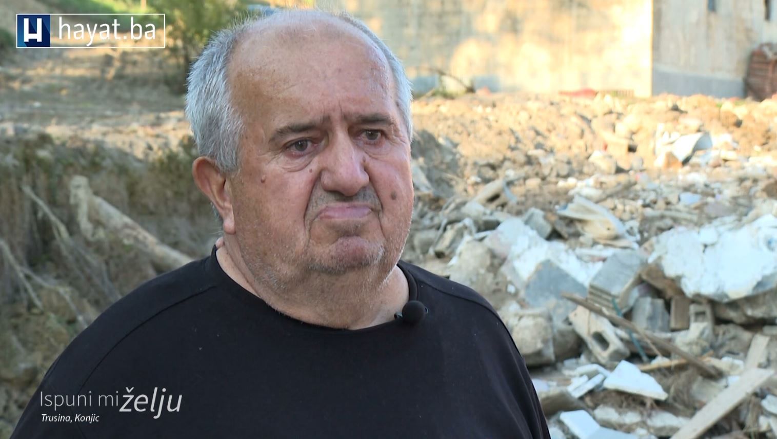 Kako kaže, do nekog boljeg rješenja, smjestit će se u privremeni smještaj kako bi bio što bliže svom mjestu