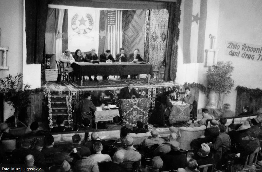Prvi put u našoj historiji sastalo se jedno predstavništvo svih naših naroda, poniklo iz njihovih redova u jeku borbe i u njihovim najtežim trenutcima