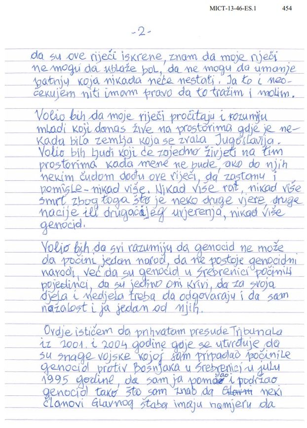 Mladićev saradnik priznao genocid: I ja bih glasao za Rezoluciju, molim se za žrtve svaki dan