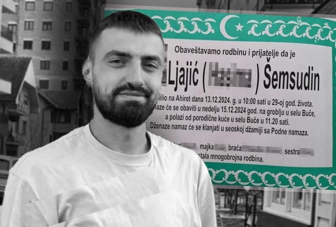 Nesreća se dogodila, podsjetimo, u petak 13. decembar oko 10.30 sati u pazarskoj Ulici Stane Bačanin, kada je, iz za sada neutvrđenih razloga, mladić propao kroz otvor za lift