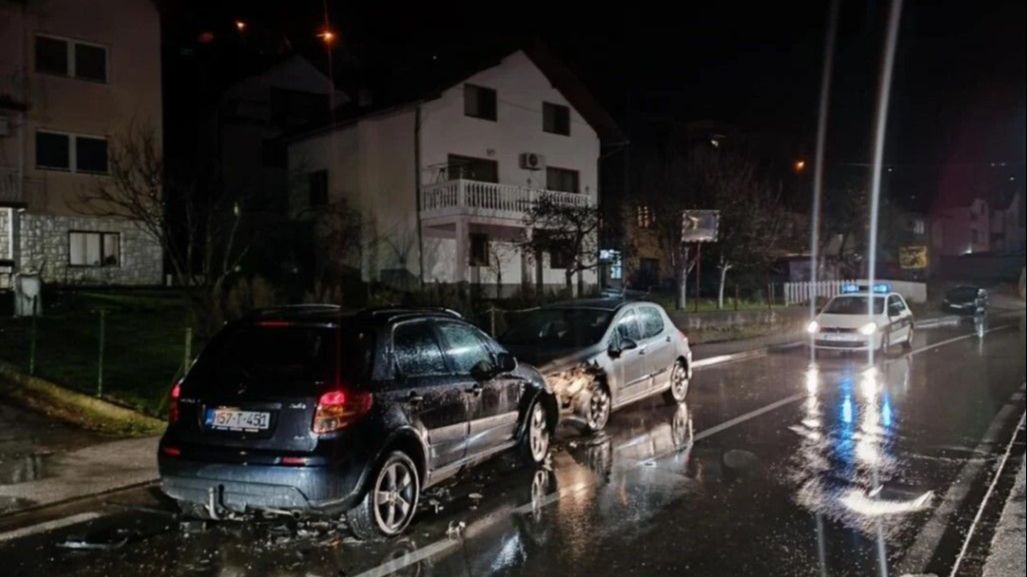 Saobraćaj na ovom dijelu puta odvijao se jednom saobraćajnom trakom za vrijeme vršenja uviđaja