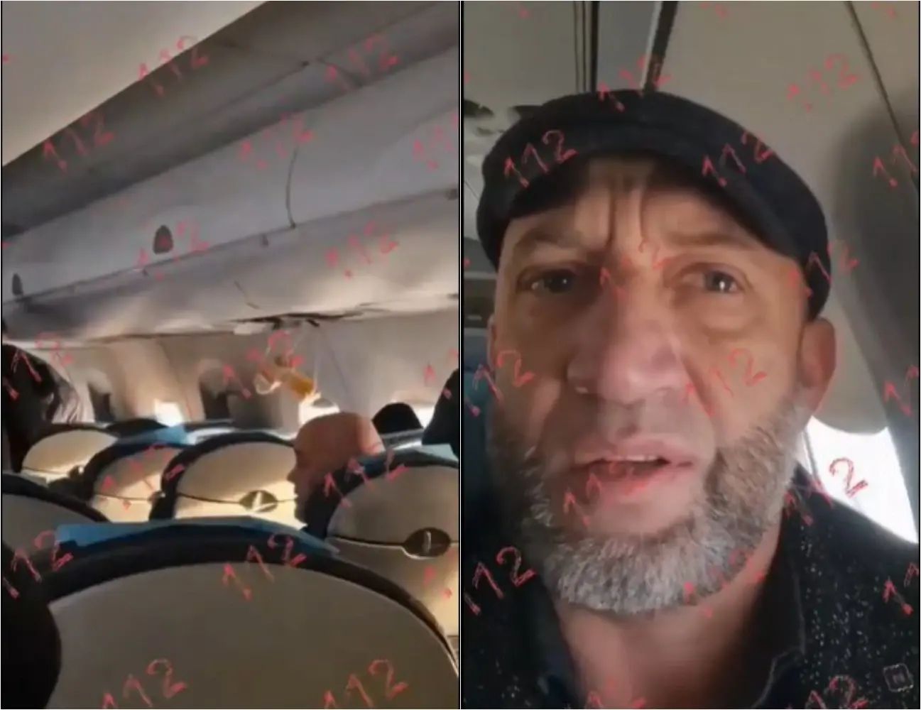 Na društvenim mrežama dijeli se snimak iz unutrašnjosti aviona, neposredno pred njegov pad