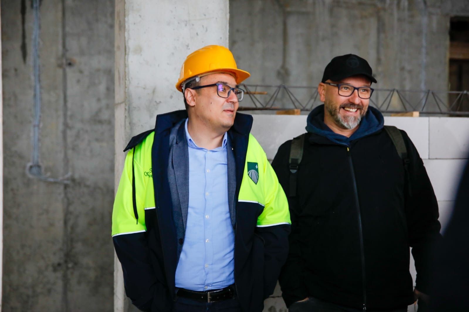 Načelnik Čengić i gradonačelnik Puharić obišli gradilište rekonstrukcije vrtića 'Agan Bostandžić'