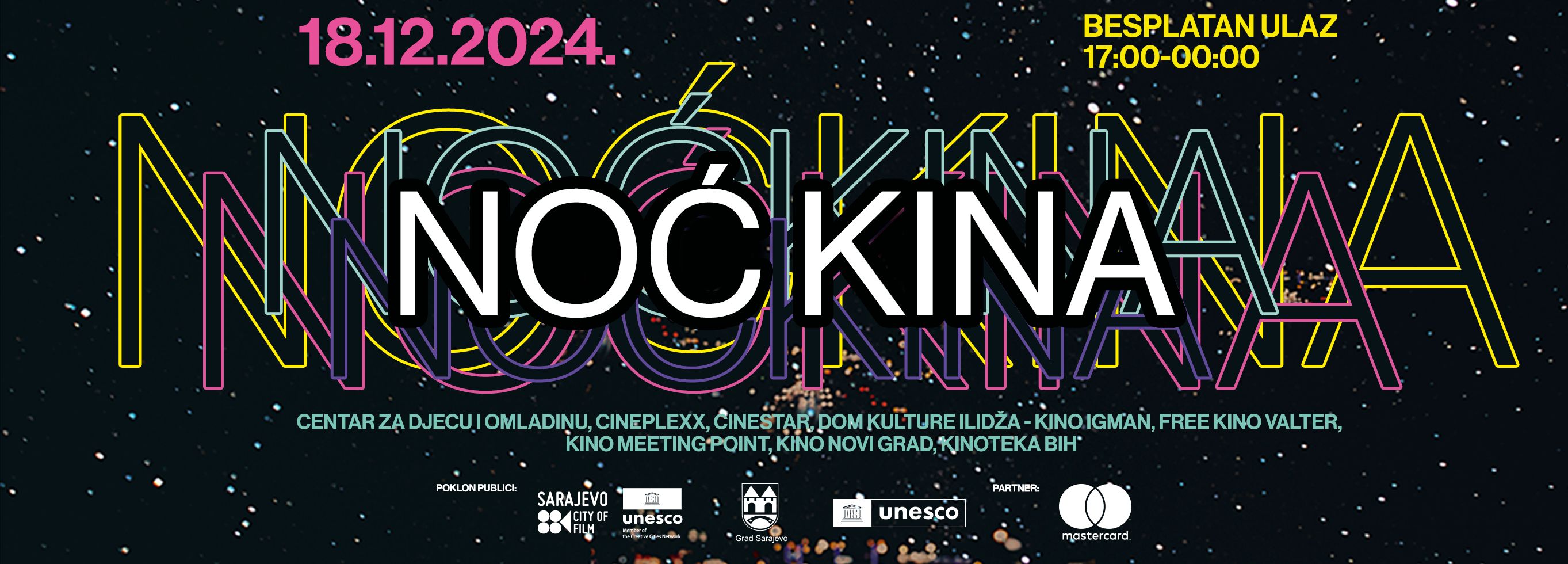 Uskoro će biti objavljen program filmova u svakom od kina, kao i način preuzimanja besplatnih ulaznica