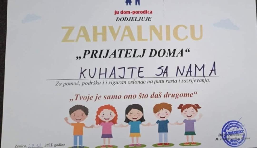 Tvoje je samo ono što daš: Humani čin ozario lica djece u domu u Zenici