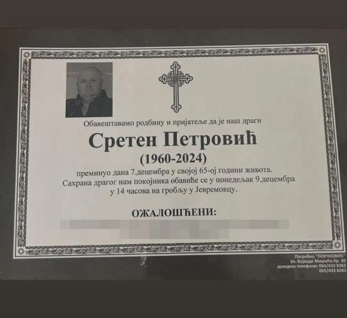 Ovo je ubijeni biznismen! Ubica mu ispalio 3 hica u potiljak, likvidacija liči na profesionalu