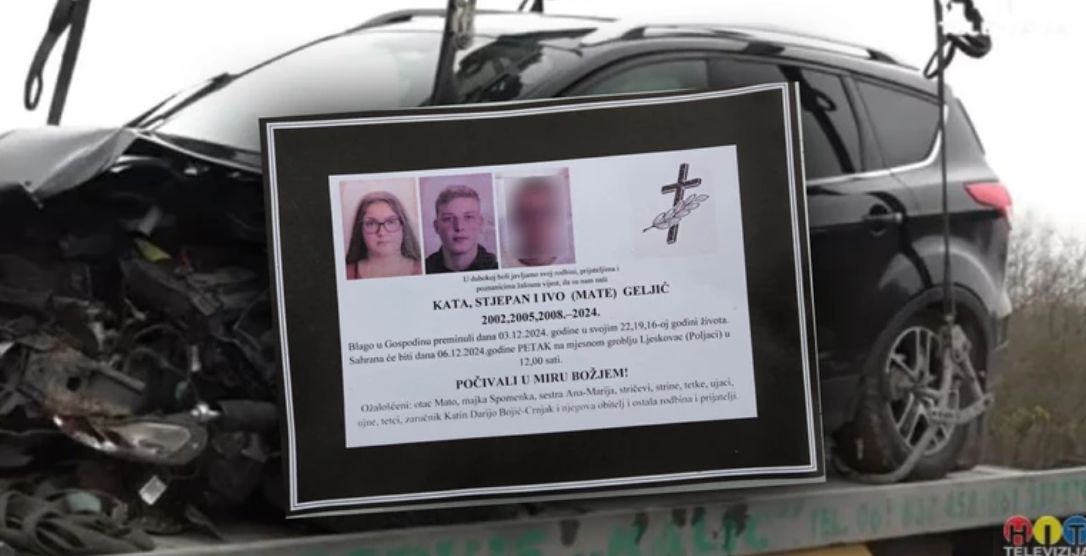Najtužnija smrtovnica: Sestra i 2 brata stradali u stravičnoj tragediji, njihova porodica neutješna