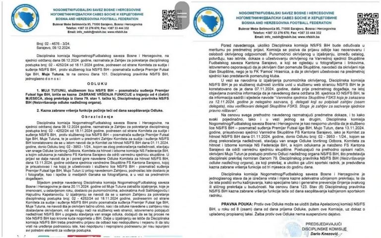 Pljušte suspenzije: Disciplinci N/FSBiH i FSKS 'čiste teren', udruženja će krojit će sudbinu fudbala