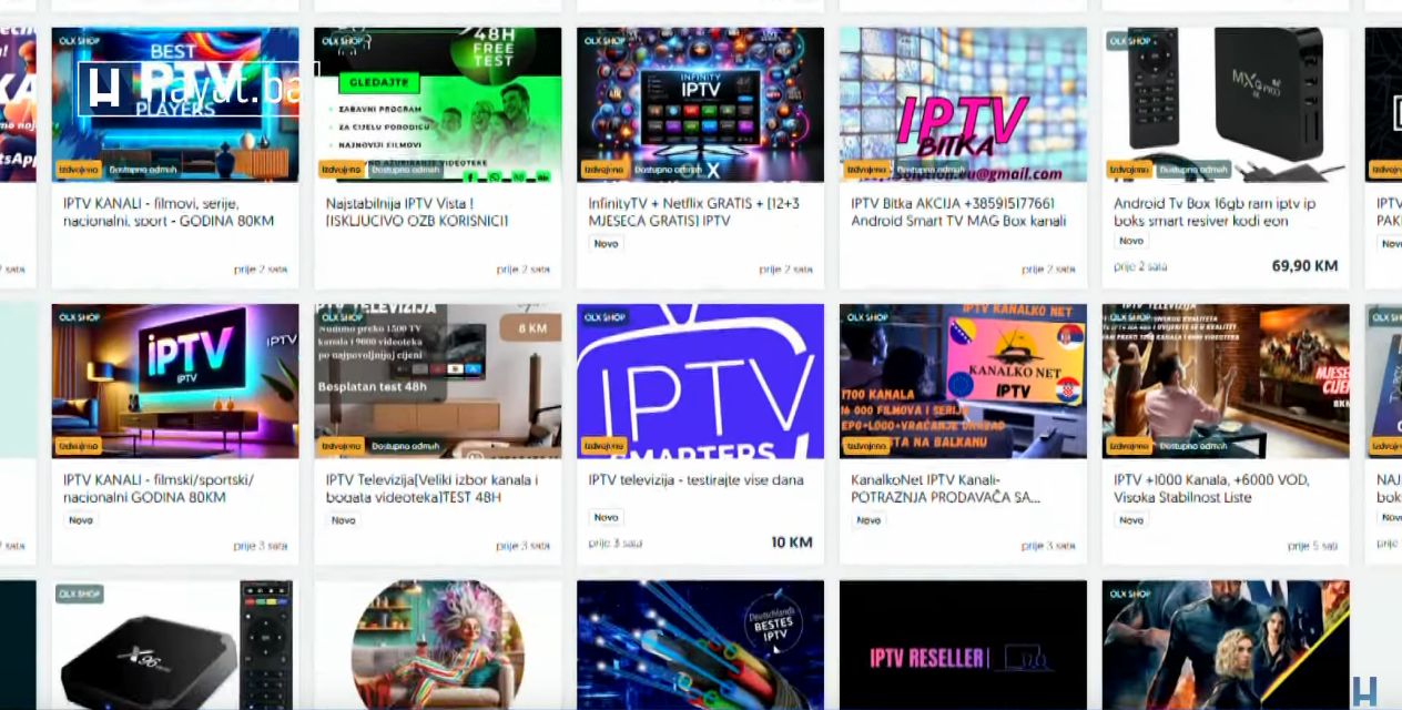  IPTV mafija u BiH inkasira oko 18 miliona maraka ilegalnog novca                                               