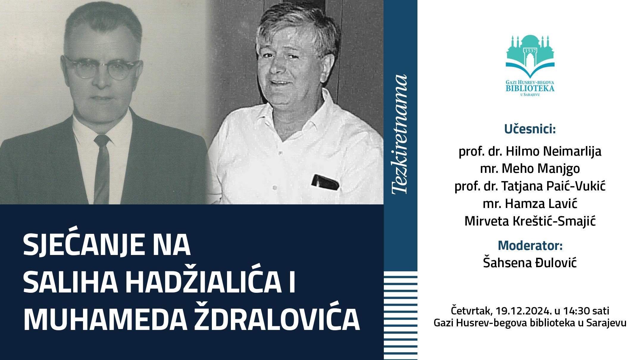 Događaj bit će održan u okviru Tezkiretname, programa institucionalnog obilježavanja datuma rođenja ličnosti značajnih za islam, muslimane i Islamsku zajednicu