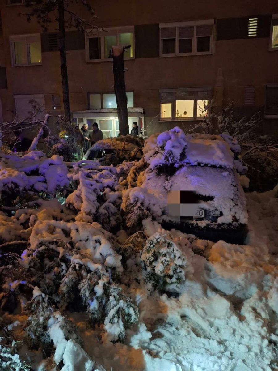 Brzom reakcijom u toku noći sa ceste prema Krčmaricama uklonjeno je preko 40 oborenih stabala i osposobljena cesta za promet.
