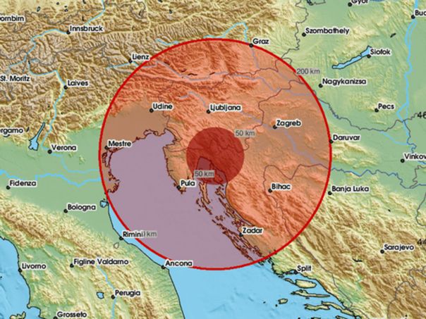 Do novog potresa došlo je 17 kilometara od Rijeke, na dubini od 10 kilometra