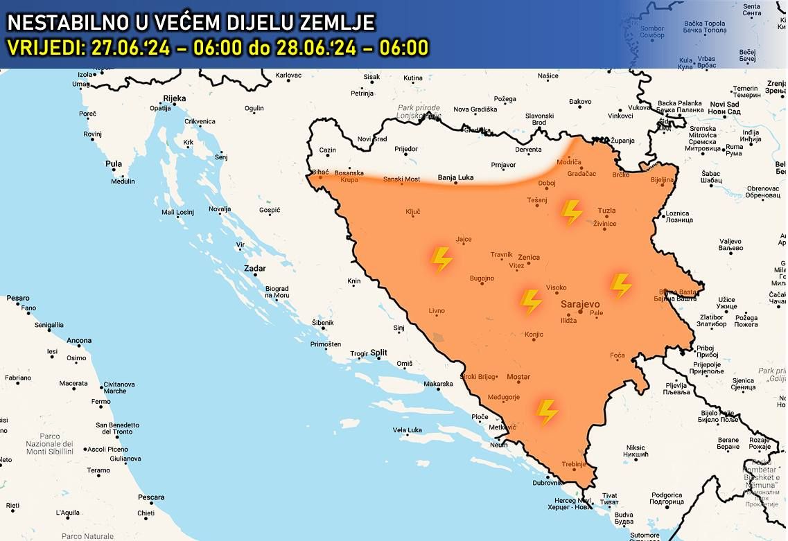Ulice bh. grada pod vodom, novo nevrijeme - isti problemi