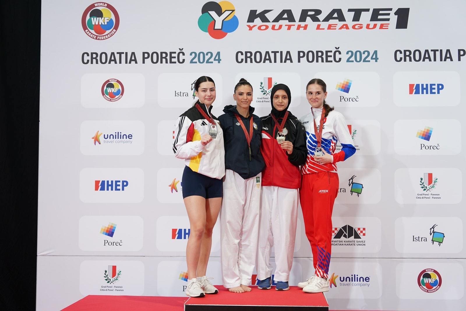 Nastupila je u kategoriji mlađih seniorki do 61 kg i osvojila zlatnu medalju                                          