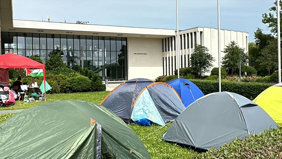 Studenti odlučni: Postavili novi propalestinski protestni kamp u Berlinu