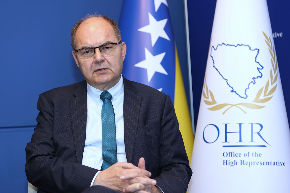 Christian Schmidt: Mir u BiH nije ugrožen, politički je doveden u pitanje
