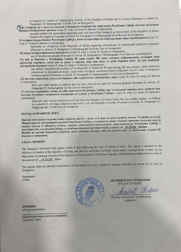 Poznat razlog zbog kojeg je Feđi Štukanu zabranjen ulazak u Srbiju: Ovo tinja neko vrijeme