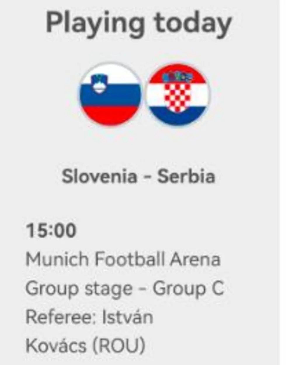 UEFA je napravila veliku grešku u najavi utakmice Slovenija - Srbija
