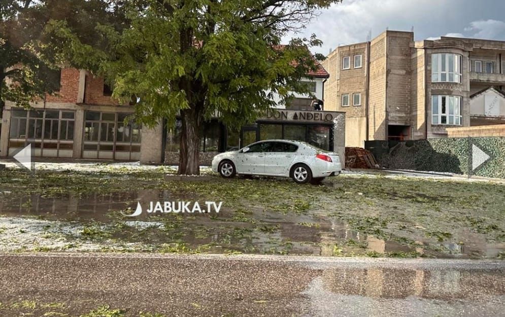 Nevrijeme praćeno gradom i olujnim vjetrom