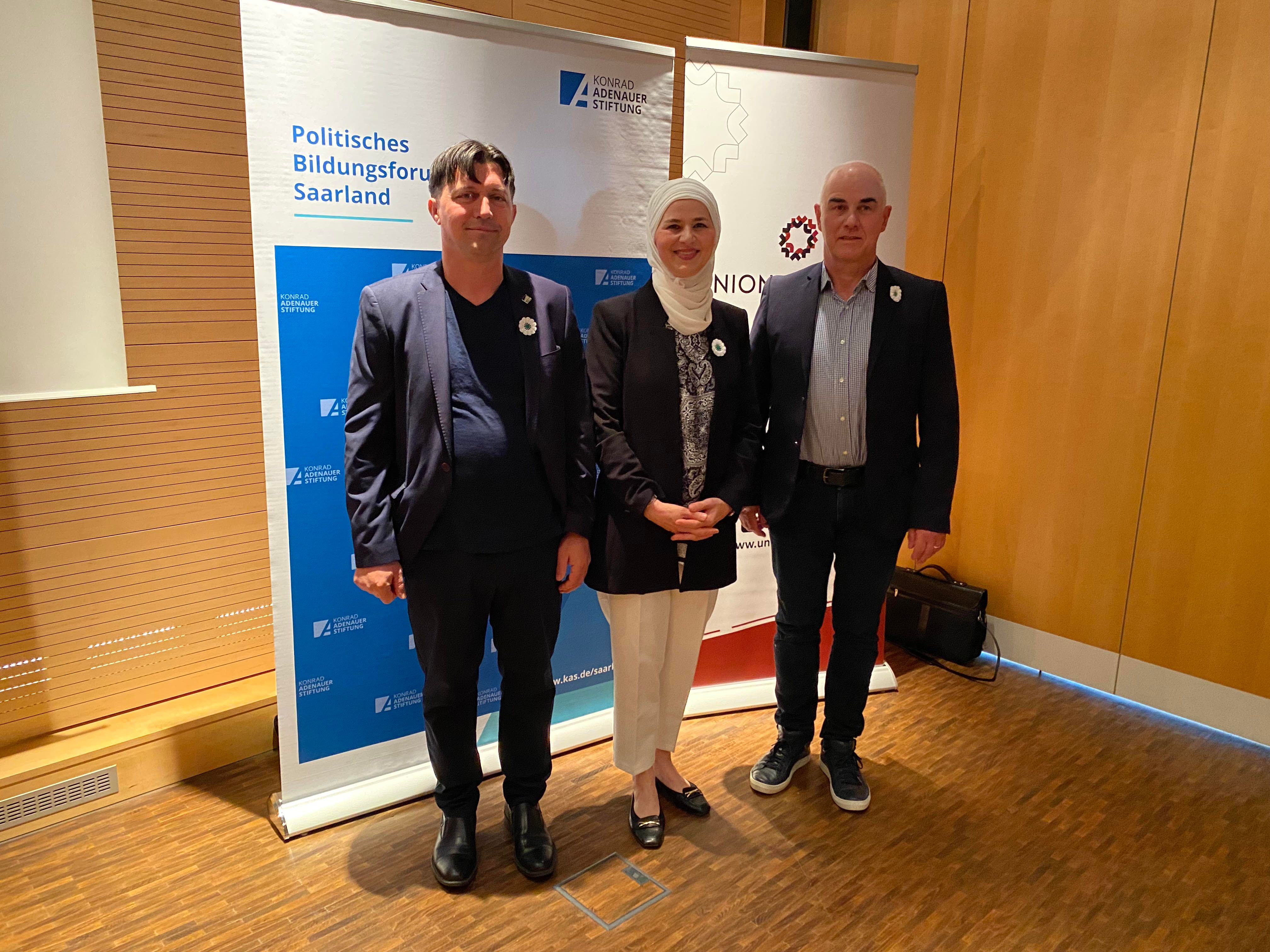 Ovi događaji, u okviru projekta The World Remembers Srebrenica, održani su u tri njemačka grada: Berlinu, Frankfurtu i Saarbrückenu, od 4. do 6. juna 2024. godine