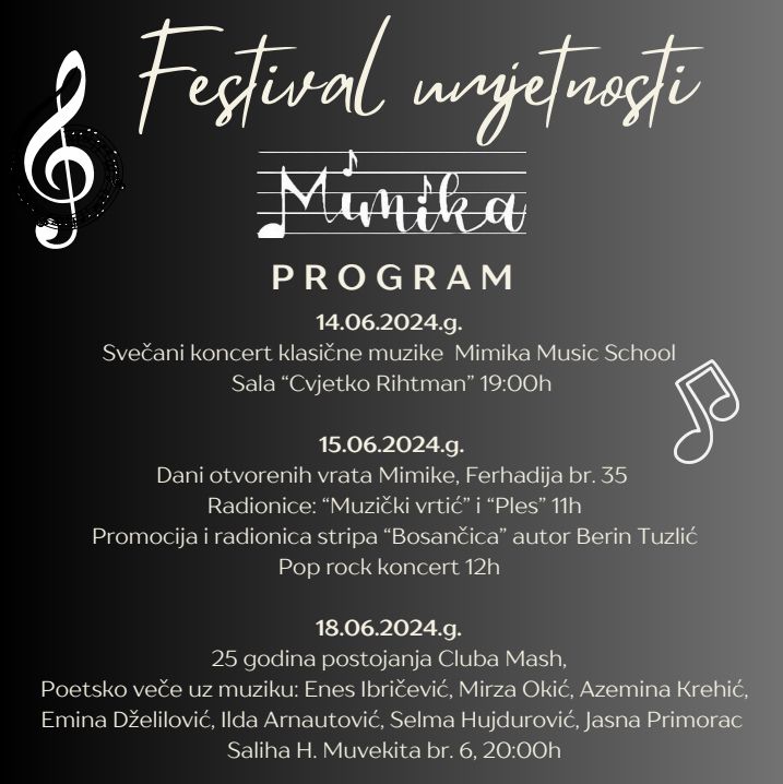 Počinje Festival umjetnosti “Mimika”