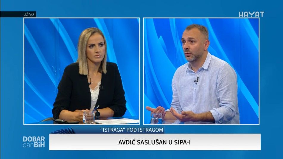 Avdić se osvrnuo na sporni dokument kazavši kako ‘nije bio upućen da je kažnjivo objavljivati istinu u medijima’