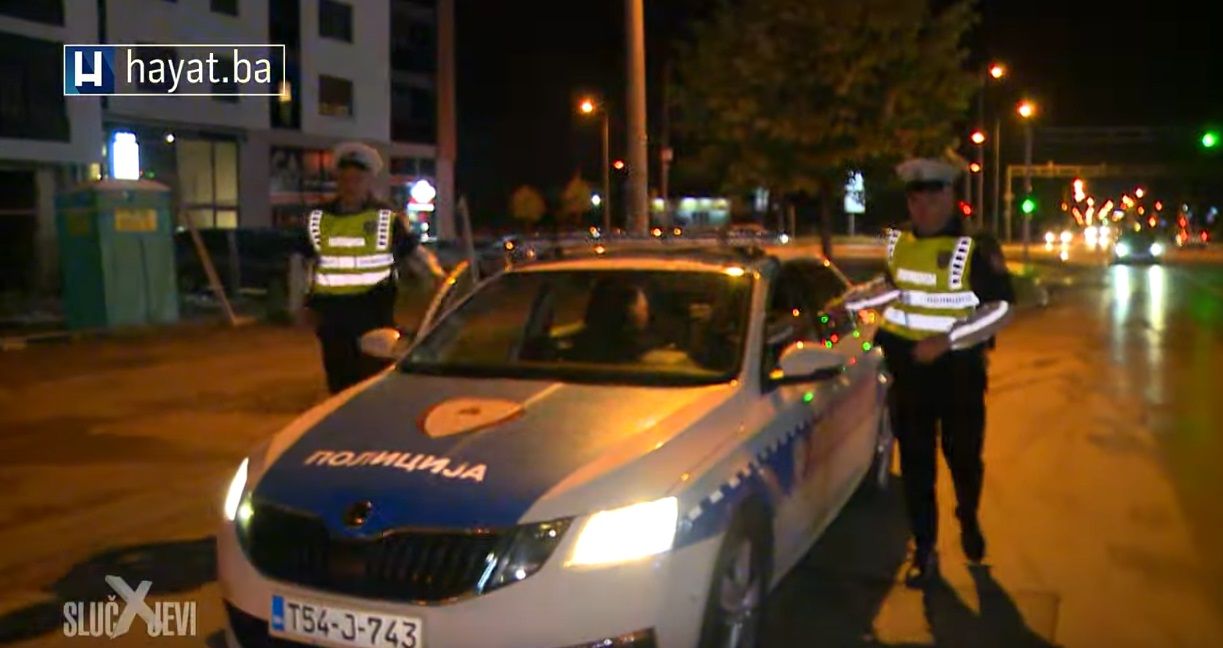 Ekipa Slučajeva X bila je sa jednom od saobraćajnih patrola u Banjoj Luci. 
