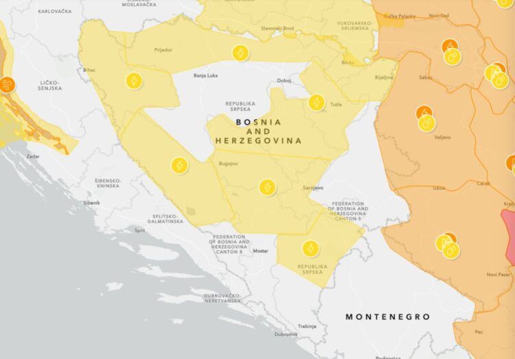 Podsjetimo, nevrijeme je jučer izazvalo velike probleme i dijelovima Bosne i Hercegovine.