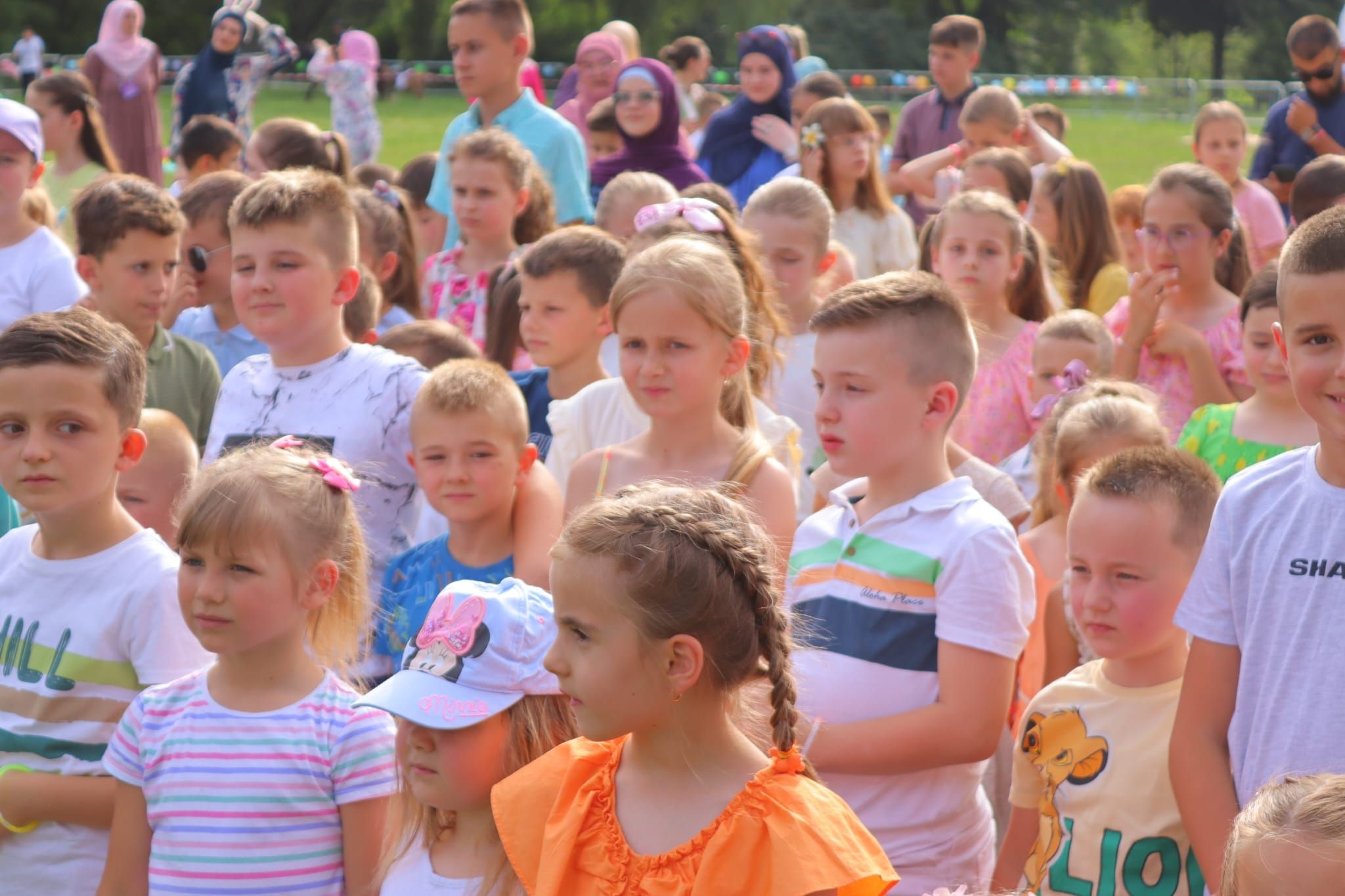 Bajramskoj zabavi je prisustvovao veliki broj djece i roditelja                                                                                        