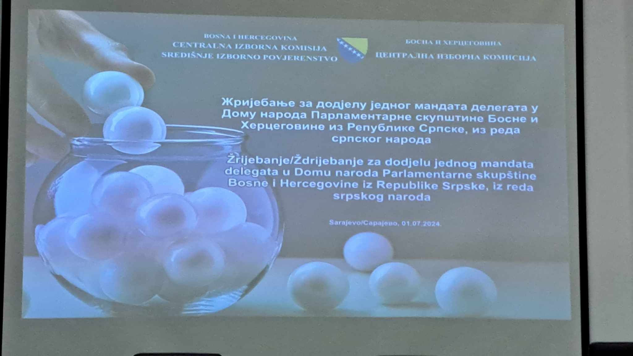 Ovo je konačna odluka nakon što je obavljeno žrijebanje                                                                         