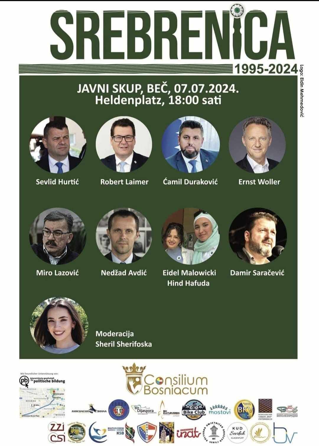 U Beču se obilježava Međunarodni Dan sjećanja na žrtve genocida u Srebrenici