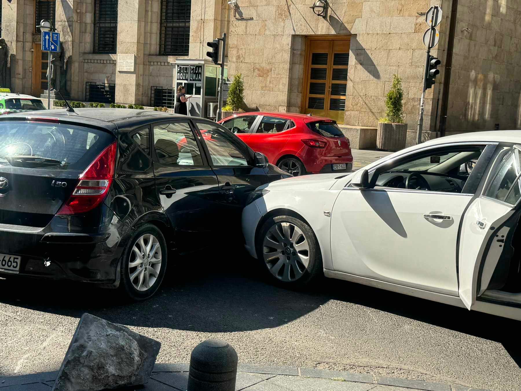 Saobraćajna nesreća kod Centralne banke