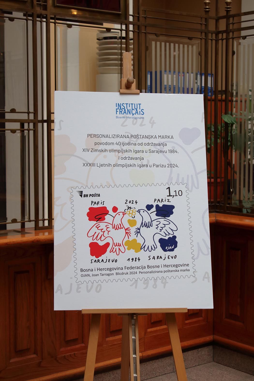 Prve personalizirane poštanske marke posvećene Olimpijadama u Sarajevu i Parizu