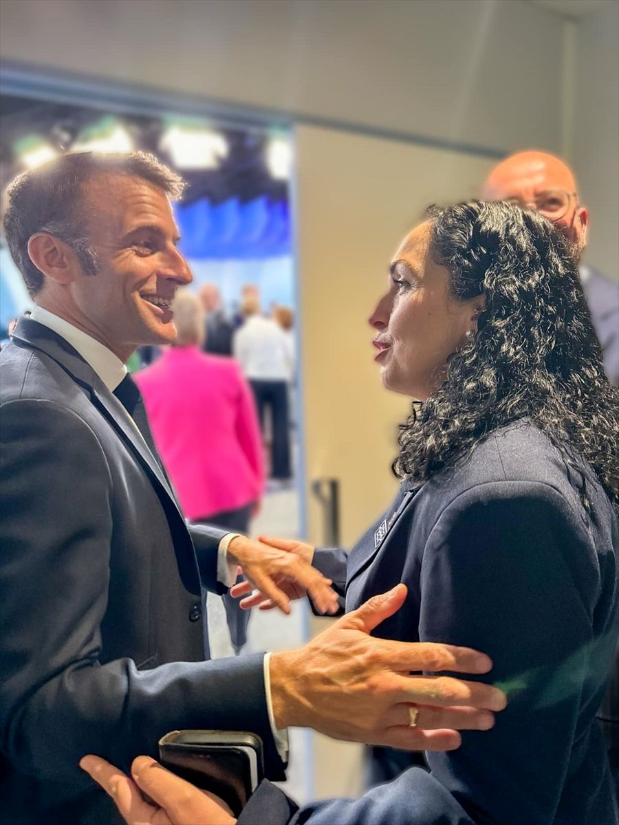 Osmani sa Macronom: Značaj napredovanja ka integraciji Kosova u euroatlantske strukture