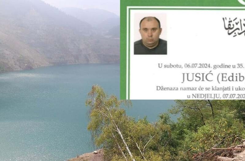 Tijelo stradalog je tokom dana izvučeno iz jezera, a pristup plaži je bio zabranjen za posjetioce