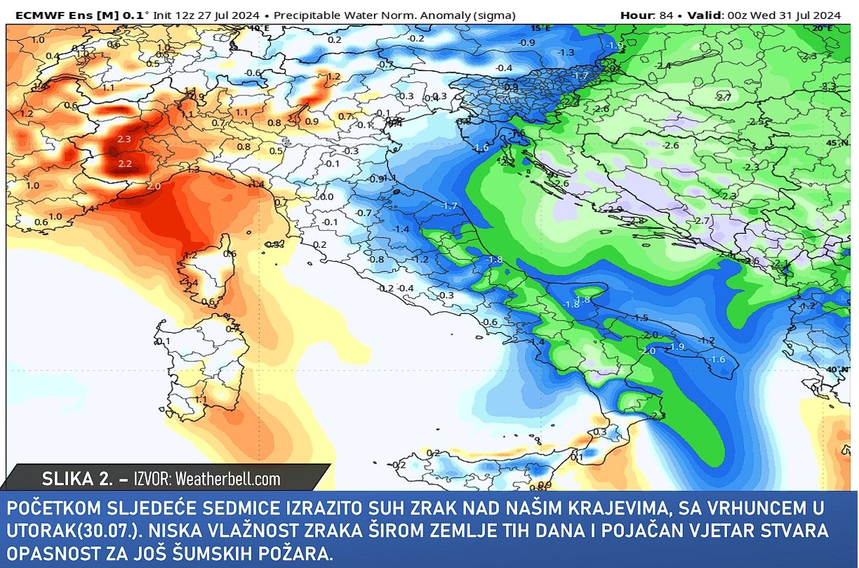 Danas jedan od najtoplijih dana: Padavina ni na vidiku, vrelo ljeto do daljnjeg