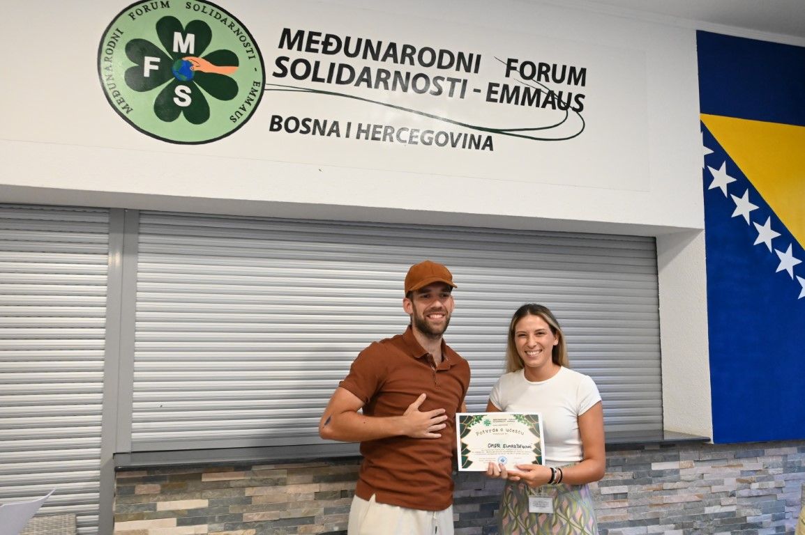 Završen 19. EMMAUS kamp: Mladi iz pet zemalja u Potočarima za bolji suživot