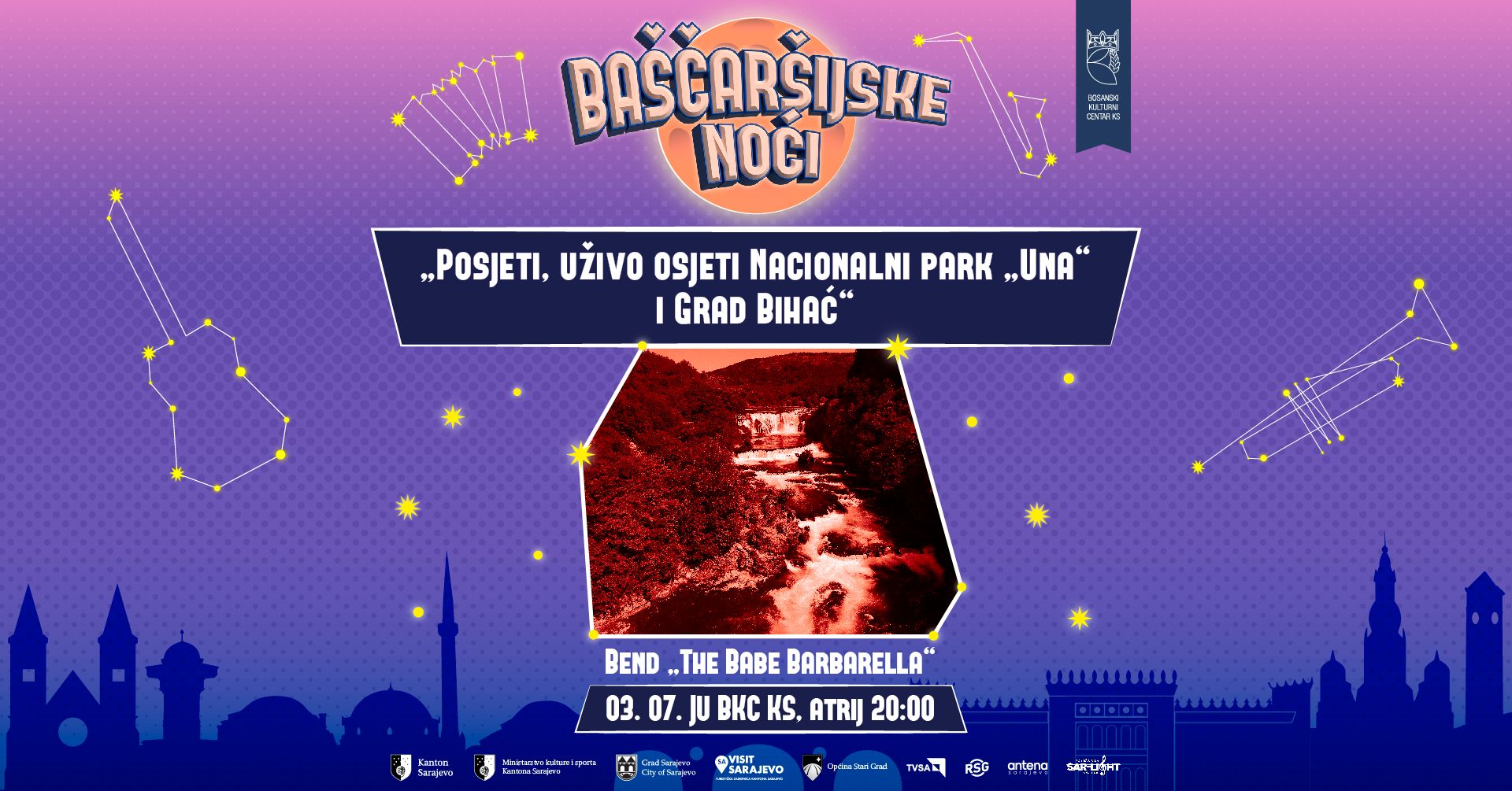 U okviru programa će nastupiti i band iz Bihaća „The Babe Barbarella“