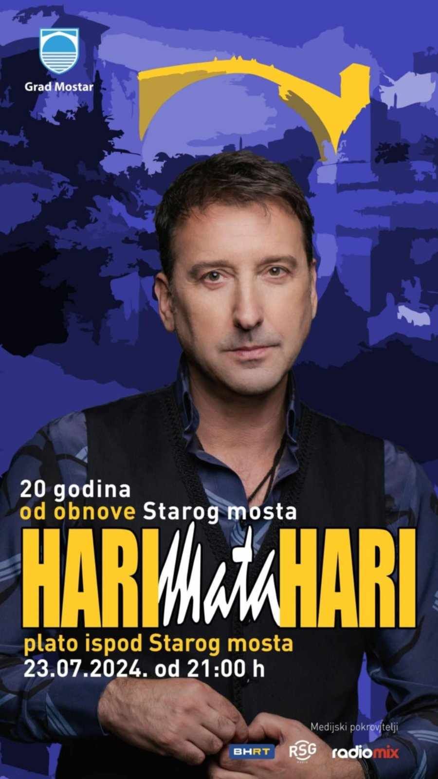 Hari Varešanović pred spektakl ispod Starog mosta: Svi putevi 23. jula vode u Mostar