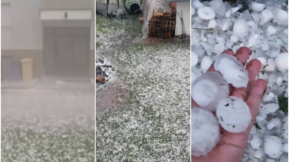 Neka od mjesta koja su najgore prošla su Bošnjaci kod Županje u kojem je padao grad veličine teniske loptice