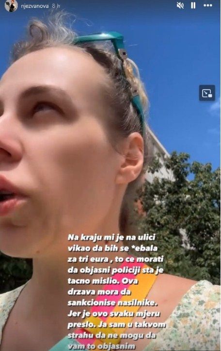 Influenserica napadnuta u Podgorici: Počela sam da snimam storije od straha da me ne udari