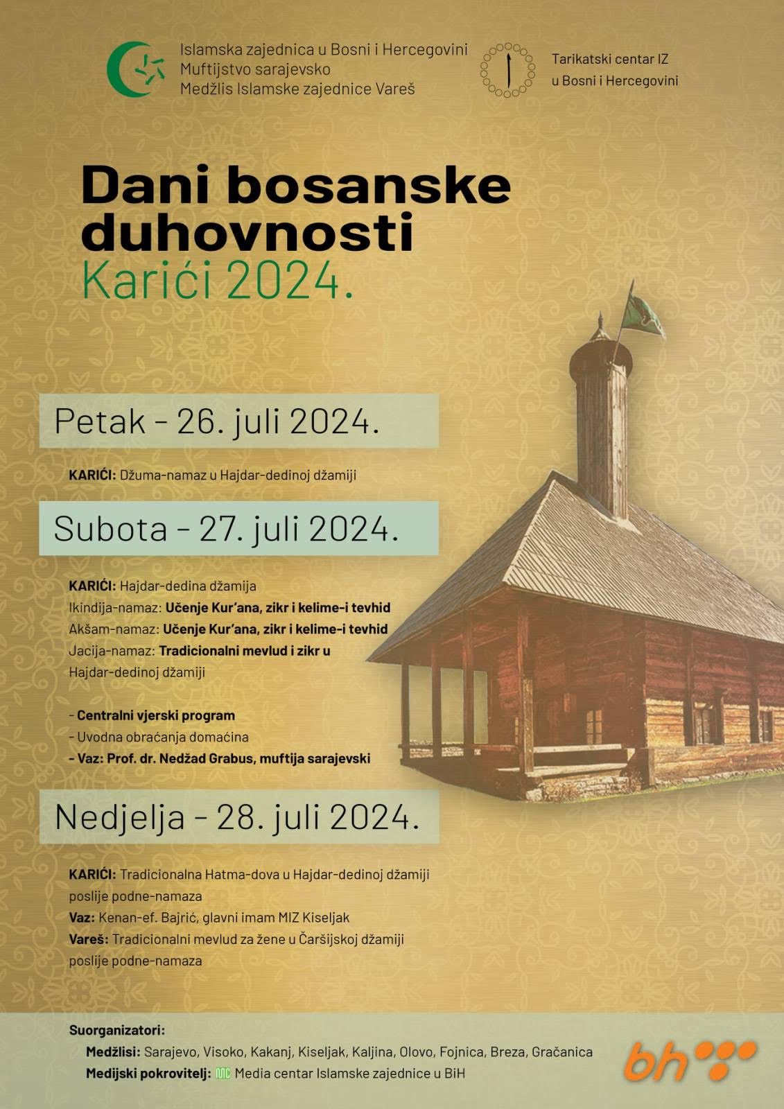 U subotu tradicionalni mevlud i zikr na Karićima