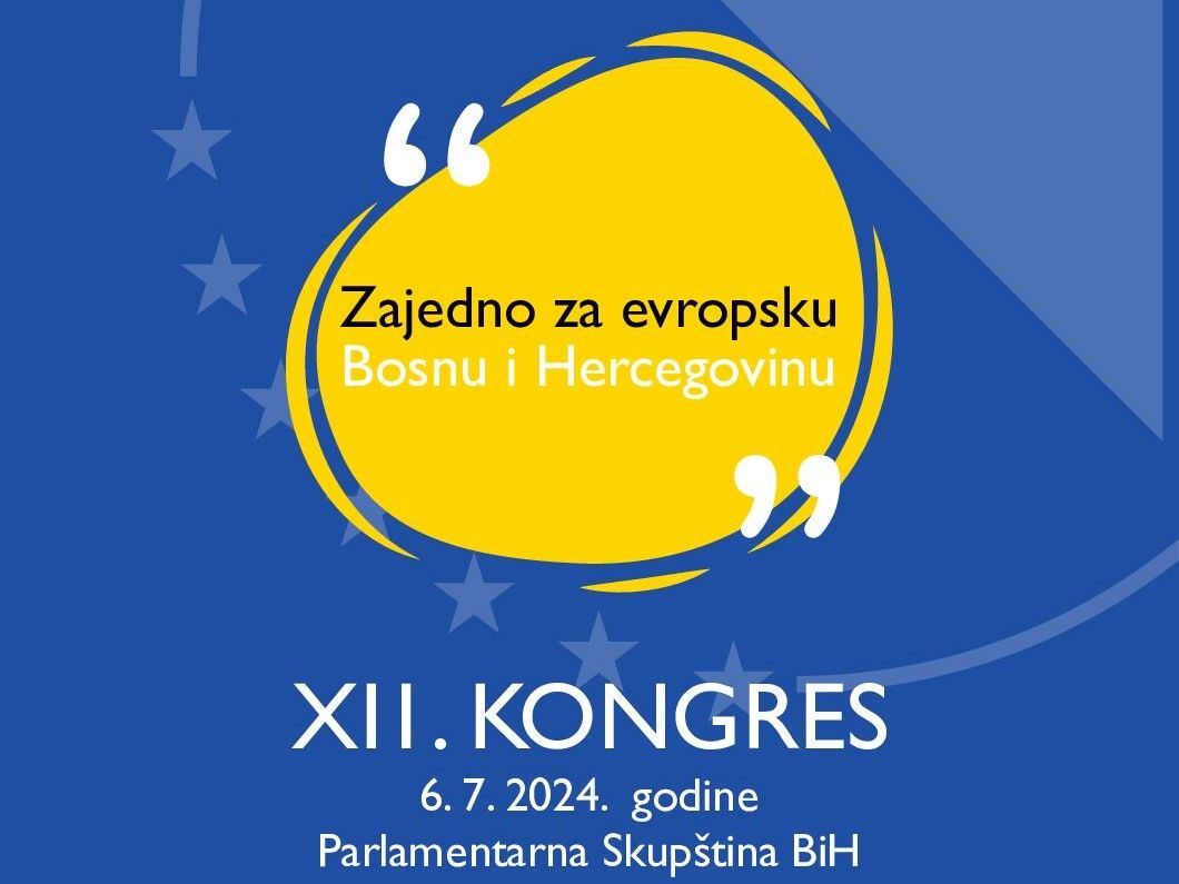 Glavna tema Kongresa je: “Zajedno za Evropsku Bosnu i Hercegovinu”, a u okviru Kongresa će biti održana i dva panela.